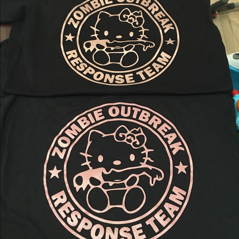 Hello kitty x black ops 4 shirts